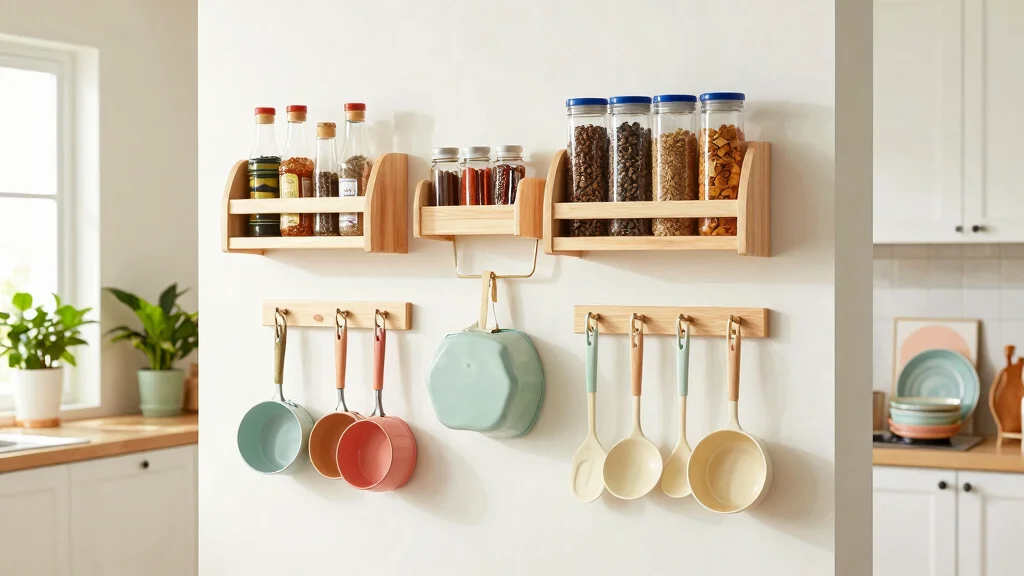 17 Kitchen Wall Storage Ideas That Save Space Smartly