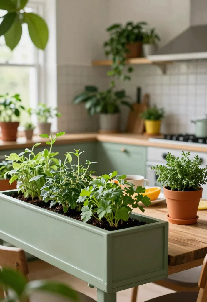 17 Kitchen With Breakfast Table Ideas That Feel Inviting 10 17 Kitchen With Breakfast Table Ideas That Feel Inviting - 10. Indoor Garden 1