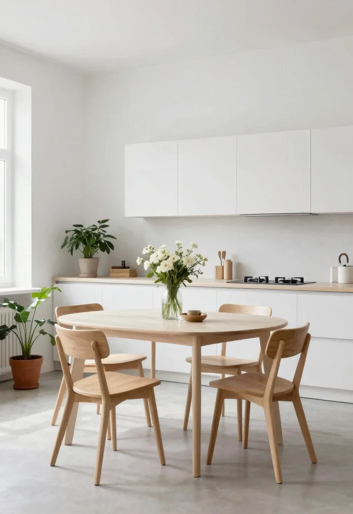 17 Kitchen With Breakfast Table Ideas That Feel Inviting 3 17 Kitchen With Breakfast Table Ideas That Feel Inviting - 3. Scandinavian Simplicity 1