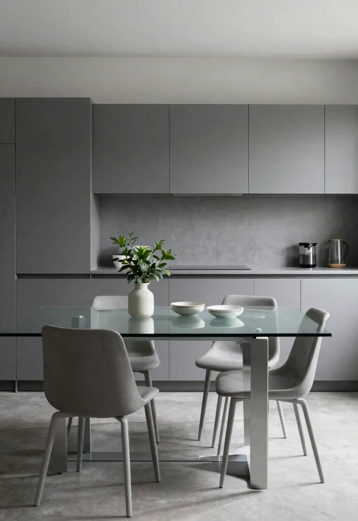 17 Kitchen With Breakfast Table Ideas That Feel Inviting 8 17 Kitchen With Breakfast Table Ideas That Feel Inviting - 8. Sleek Minimalism 1