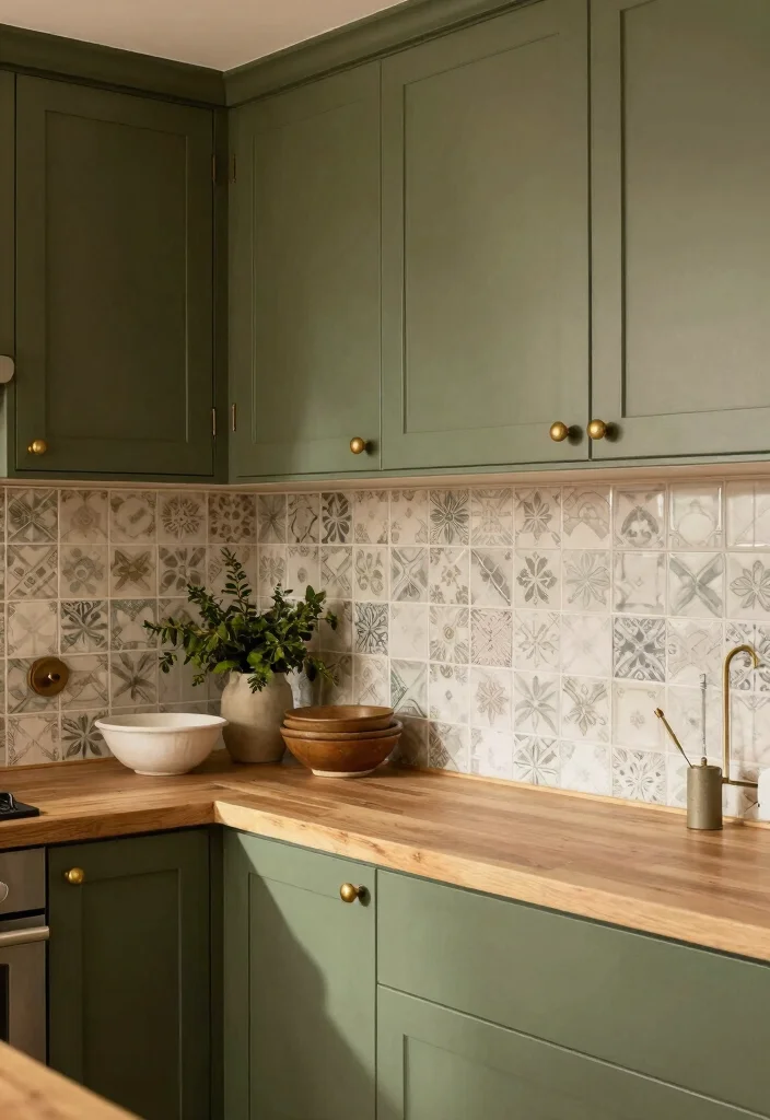 17 Kitchen With Green Cabinets Ideas That Feel On Trend - 4. Classic Olive Touch 1