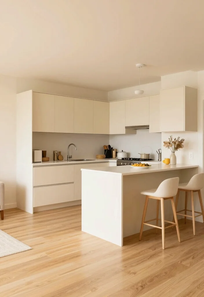 17 Kitchen on One Wall Ideas With Compact Design 11 17 Kitchen on One Wall Ideas With Compact Design - 11. Open Concept Integration 1