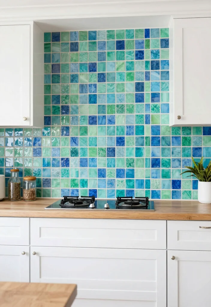 17 Kitchen on One Wall Ideas With Compact Design 6 17 Kitchen on One Wall Ideas With Compact Design - 6. Stylish Backsplashes 1