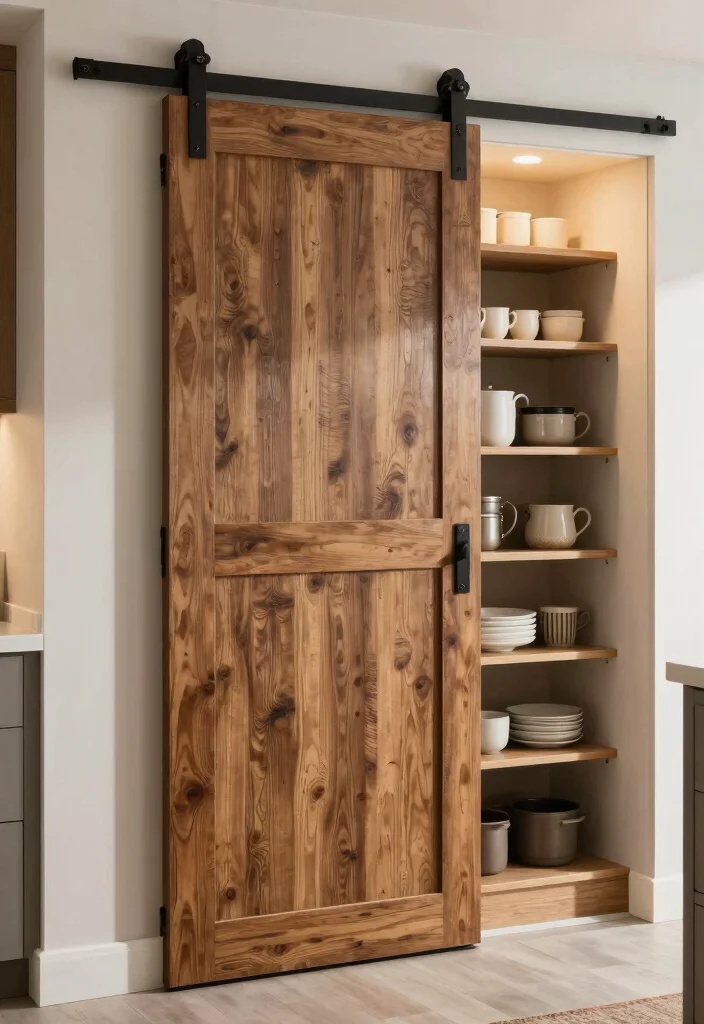 17 Pantry Cabinets in Kitchen Ideas With Smart Storage 13 17 Pantry Cabinets in Kitchen Ideas With Smart Storage - 13. Stylish Pantry Door Designs 1