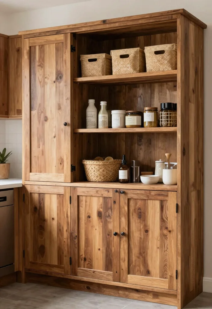 17 Pantry Cabinets in Kitchen Ideas With Smart Storage 16 17 Pantry Cabinets in Kitchen Ideas With Smart Storage - 16. Eco-Friendly Pantry Cabinets 1