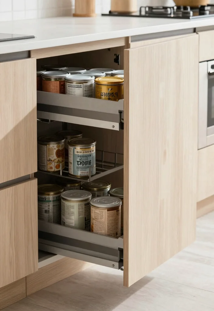 17 Pantry Cabinets in Kitchen Ideas With Smart Storage 2 17 Pantry Cabinets in Kitchen Ideas With Smart Storage - 2. Pull-Out Pantry Cabinets 1