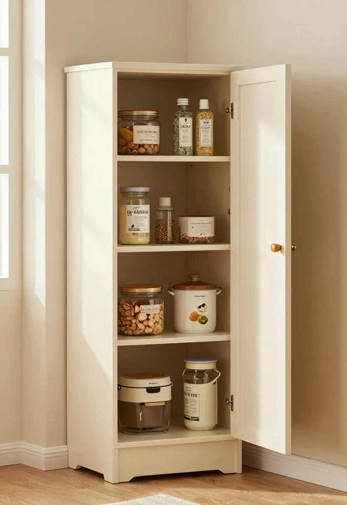 17 Pantry Cabinets in Kitchen Ideas With Smart Storage 6 17 Pantry Cabinets in Kitchen Ideas With Smart Storage - 6. Compact Corner Cabinets 1