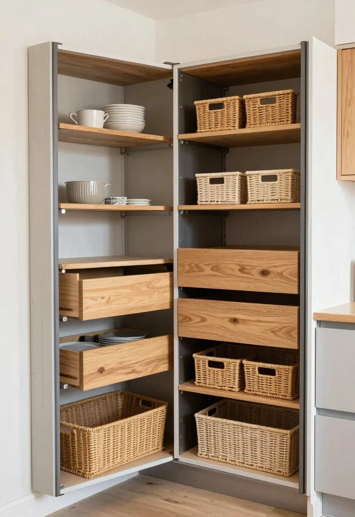 17 Pantry Cabinets in Kitchen Ideas With Smart Storage 9 17 Pantry Cabinets in Kitchen Ideas With Smart Storage - 9. Modular Pantry Systems 1