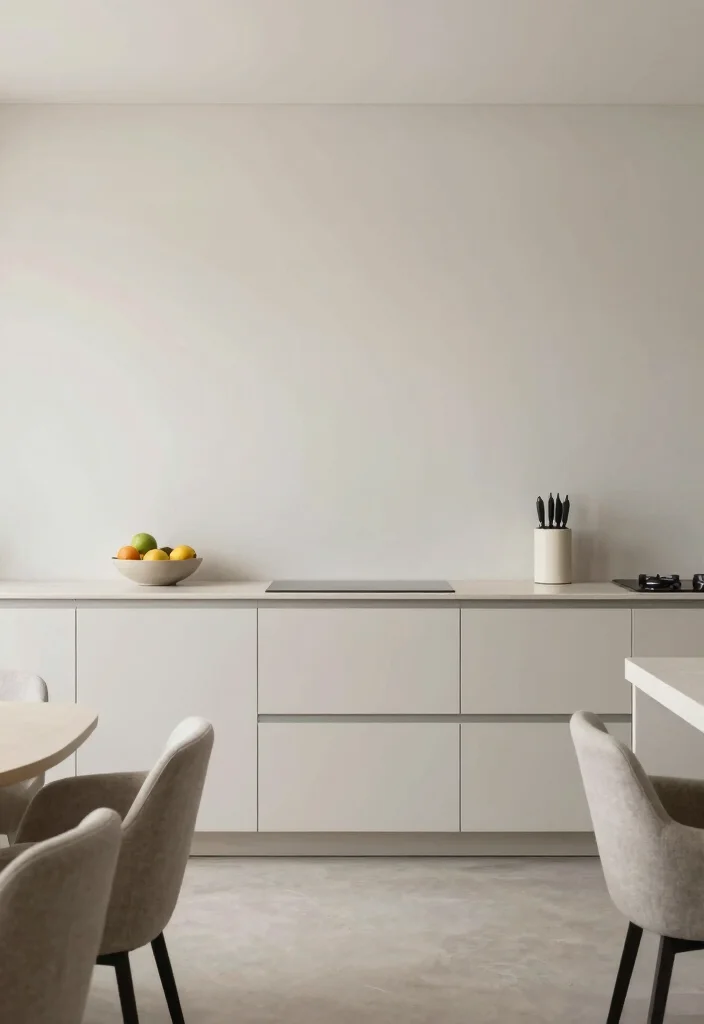 17 Single Wall Kitchen Ideas With Sleek Efficiency 15 17 Single Wall Kitchen Ideas With Sleek Efficiency - 15. Minimalistic Decor 1