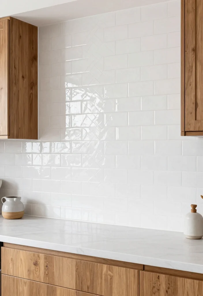 17 Single Wall Kitchen Ideas With Sleek Efficiency 8 17 Single Wall Kitchen Ideas With Sleek Efficiency - 8. Textured Backsplashes 1