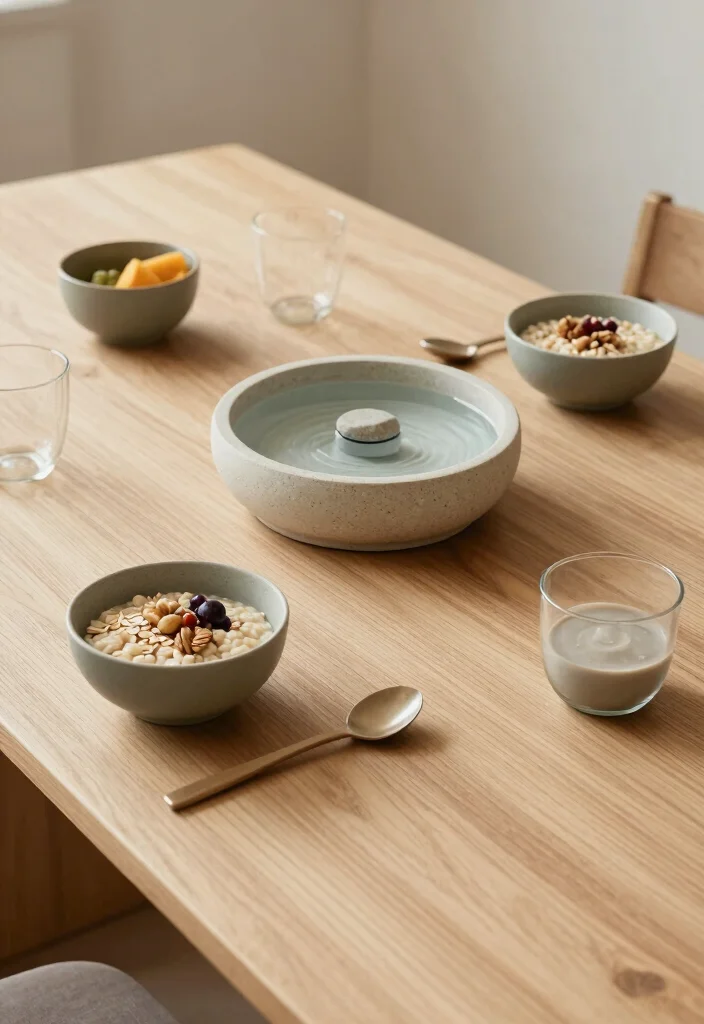 18 Breakfast Table Ideas Kitchen Spaces Will Love - 11. Zen and Serenity 1