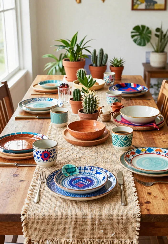 18 Breakfast Table Ideas Kitchen Spaces Will Love - 3. Boho Bliss 1