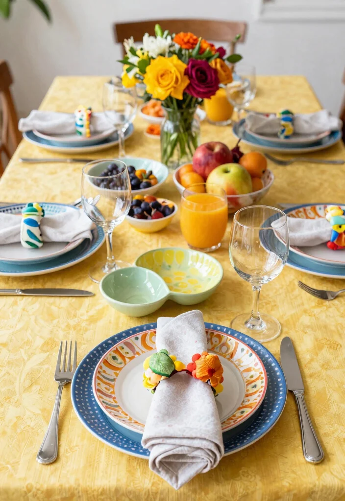 18 Breakfast Table Ideas Kitchen Spaces Will Love - 5. Colorful and Creative 1
