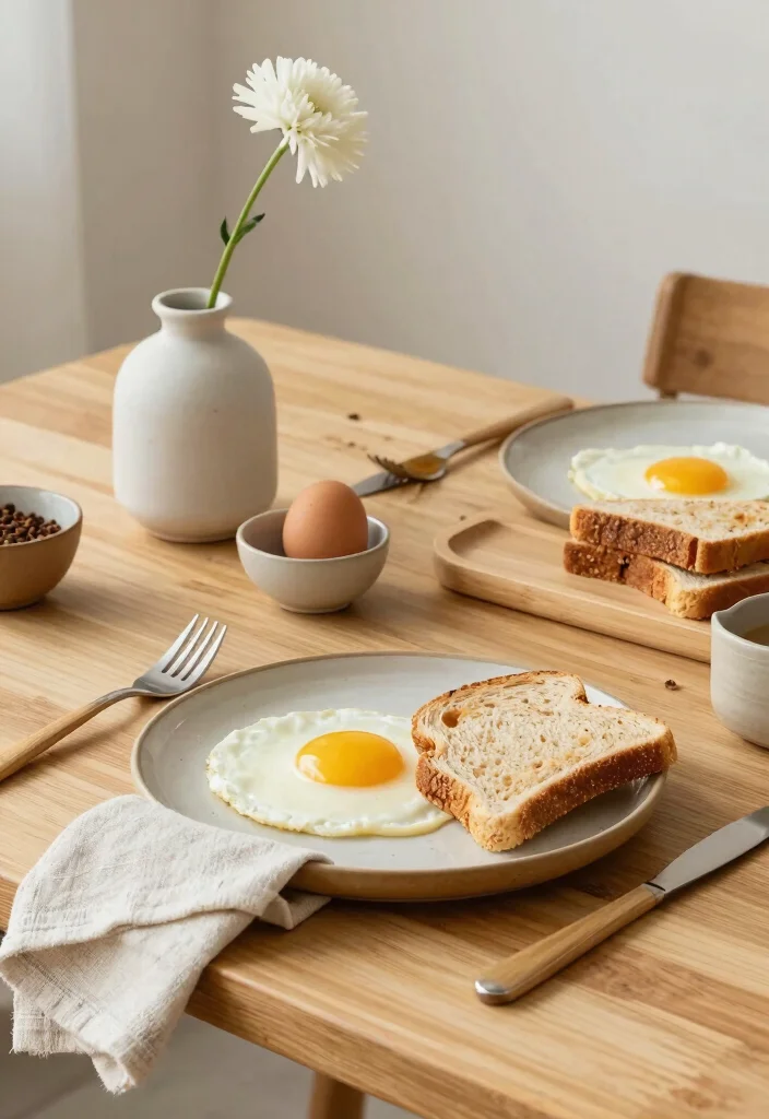 18 Breakfast Table Ideas Kitchen Spaces Will Love - 7. Eco-Friendly Chic 1