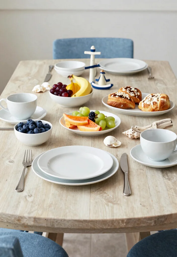 18 Breakfast Table Ideas Kitchen Spaces Will Love - 9. Coastal Calm 1