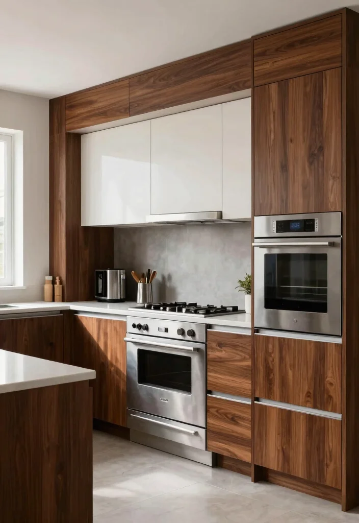 18 Cherry Wood Cabinets Kitchen Ideas With Warm Elegance 17 18 Cherry Wood Cabinets Kitchen Ideas With Warm Elegance - 17. Cherry Wood in Contemporary Designs 1