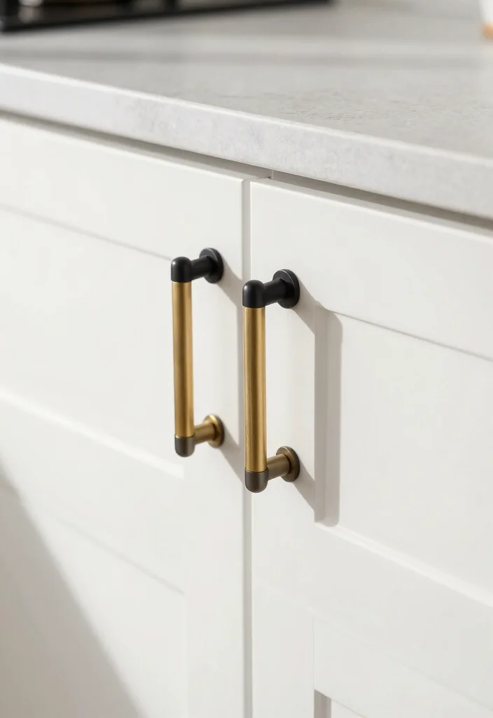 18 Cupboard for Kitchen Ideas That Elevate Storage - 16. Stylish Cupboard Handles for Personality 1