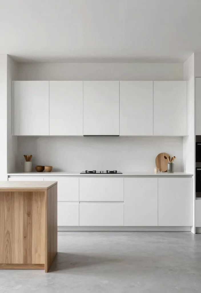 18 Cupboard for Kitchen Ideas That Elevate Storage - 18. Minimalist Design Principles for a Timeless Look 1