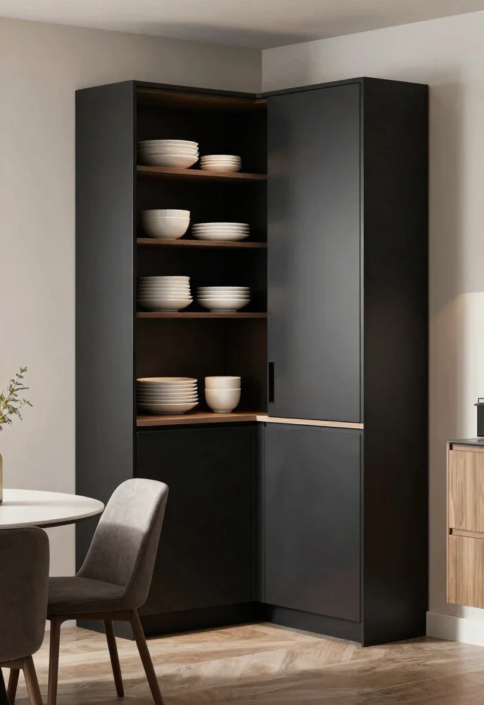 18 Cupboard for Kitchen Ideas That Elevate Storage - 2. Corner Cupboards for Maximizing Space 1