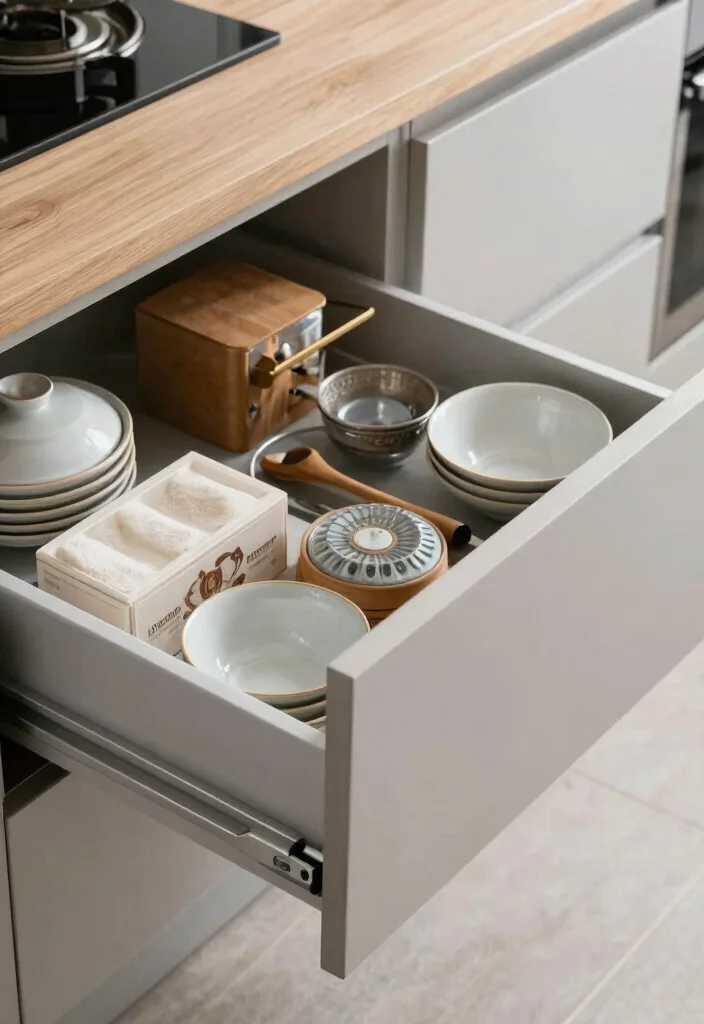 18 Deep Drawer Organization Kitchen Ideas That Stay Tidy - 7. Soft-Close Drawer Slides 1