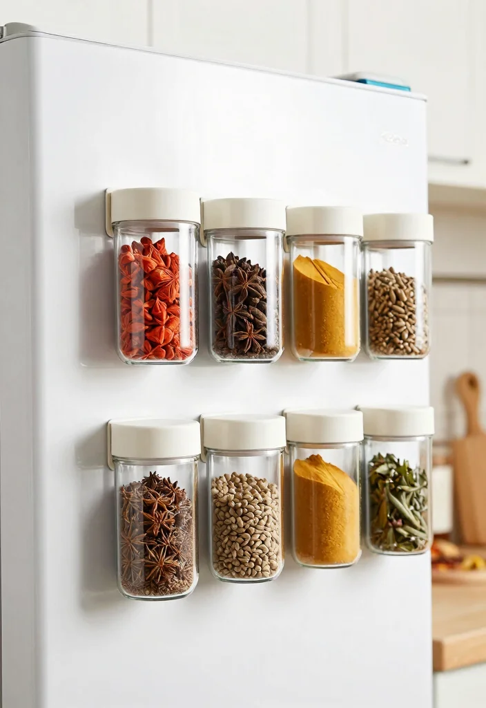 18 Deep Drawer Organization Kitchen Ideas That Stay Tidy - 9. Magnetic Spice Jars 1