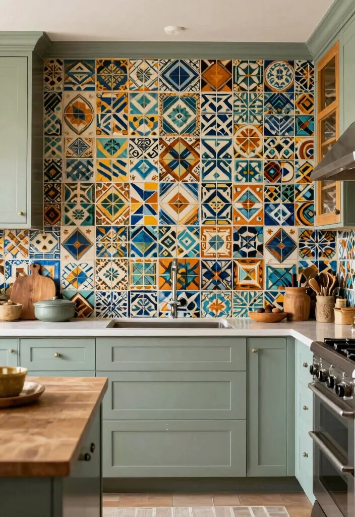 18 Espresso Kitchen Cabinets Ideas With Rich Depth - 3. Bold Backsplash Statements 1