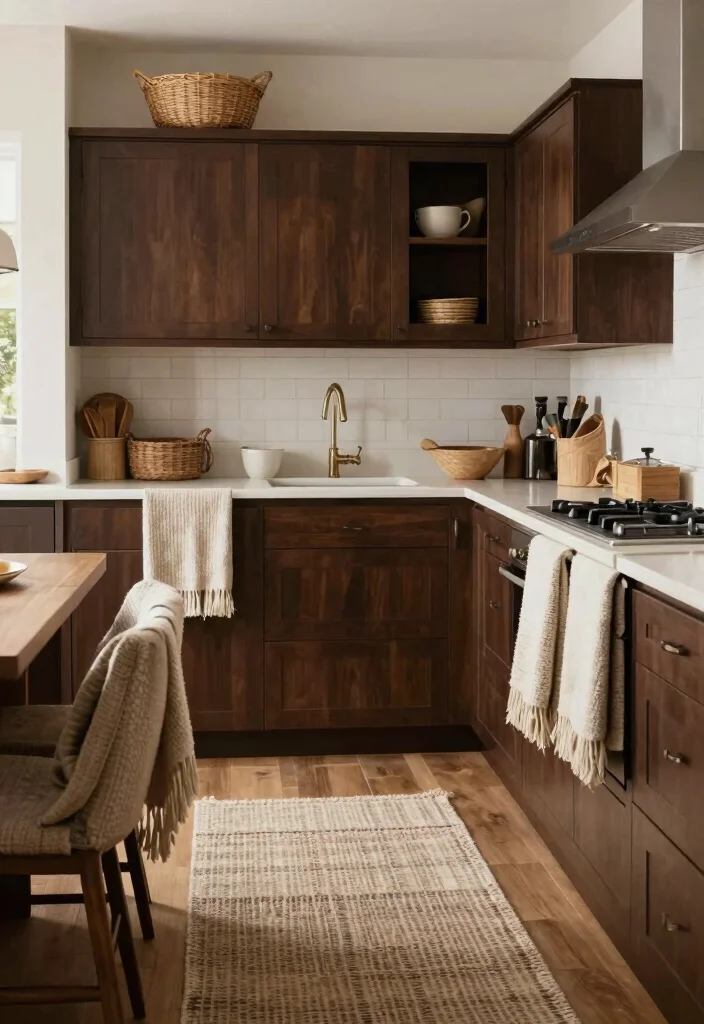 18 Espresso Kitchen Cabinets Ideas With Rich Depth - 6. Layered Textures 1