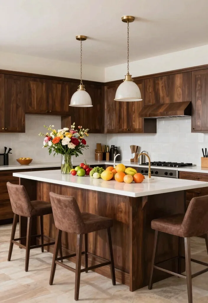 18 Espresso Kitchen Cabinets Ideas With Rich Depth - 8. Elegant Kitchen Islands 1