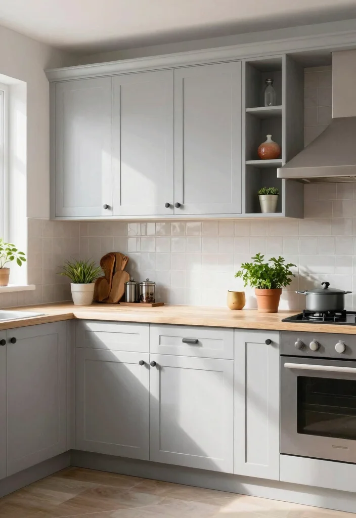 18 Kitchen Color Ideas for Walls That Brighten Instantly 14 18 Kitchen Color Ideas for Walls That Brighten Instantly - 14. Soft Gray 1