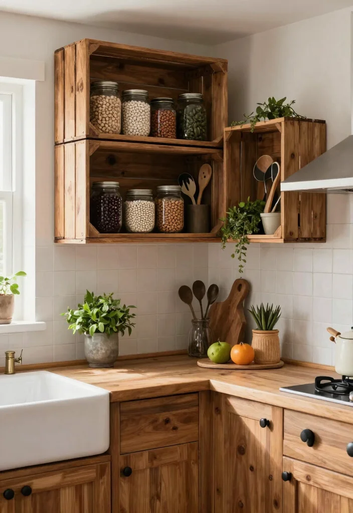 18 Kitchen Decor Above Cabinets Ideas That Look Styled - 5. A Touch of Farmhouse Charm 1