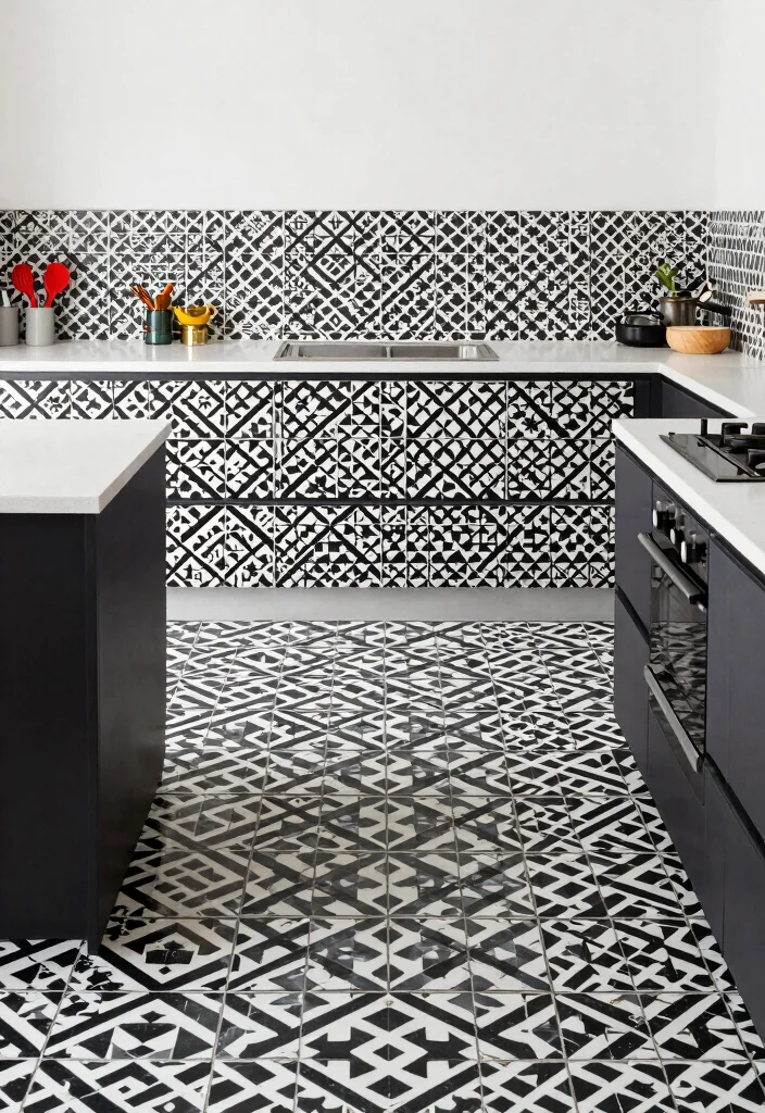 18 Kitchen Tile Floor 2026 Trending Ideas That Elevate Your Space 9 18 Kitchen Tile Floor 2026 Trending Ideas That Elevate Your Space - 9. Geometric Patterns for a Modern Twist 1