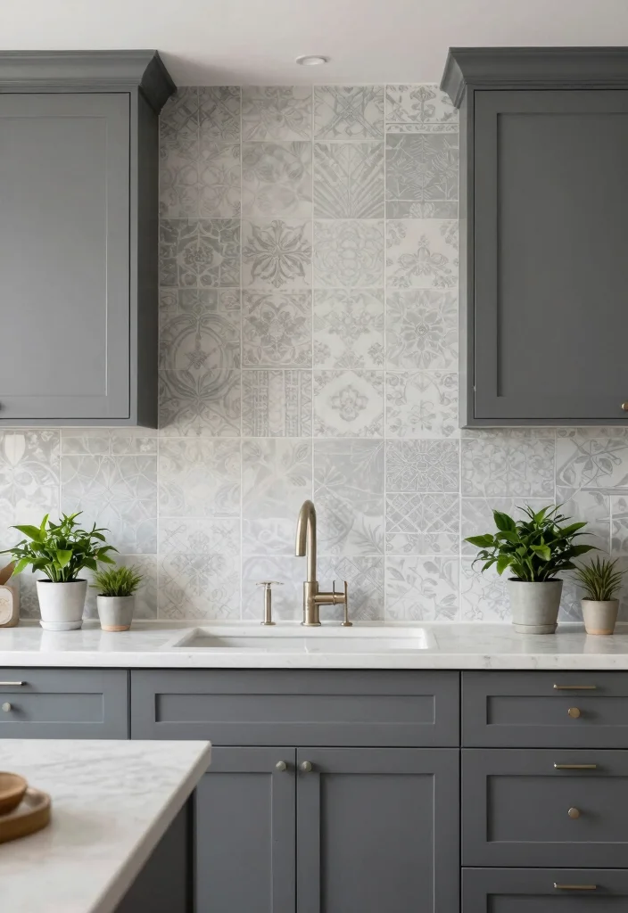 18 Kitchen Wall Tiles Design Modern Ideas With Sleek Finish - 12. Subtle Patterns with Neutral Tones 1