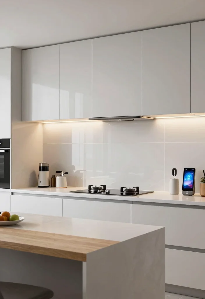 18 Kitchen Wall Tiles Design Modern Ideas With Sleek Finish - 15. Innovative Tech Tiles 1