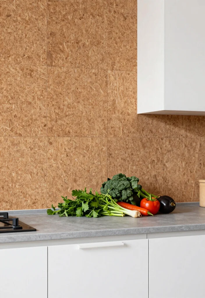 18 Kitchen Wall Tiles Design Modern Ideas With Sleek Finish - 18. Sustainable Cork Tiles 1