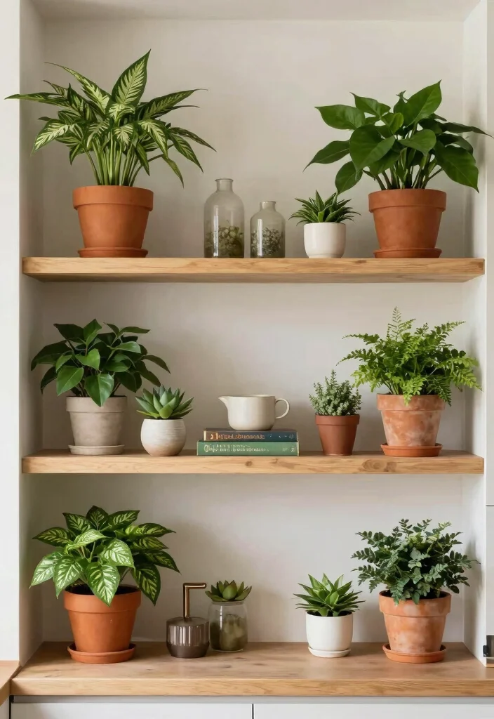 18 Open Kitchen Cabinet Ideas With Modern Display - 13. Create a Themed Display 1