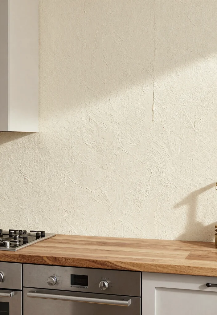 18 Wallpaper Kitchen Backsplash Ideas With Creative Flair 10 18 Wallpaper Kitchen Backsplash Ideas With Creative Flair - 10. Textured Wallpaper 1