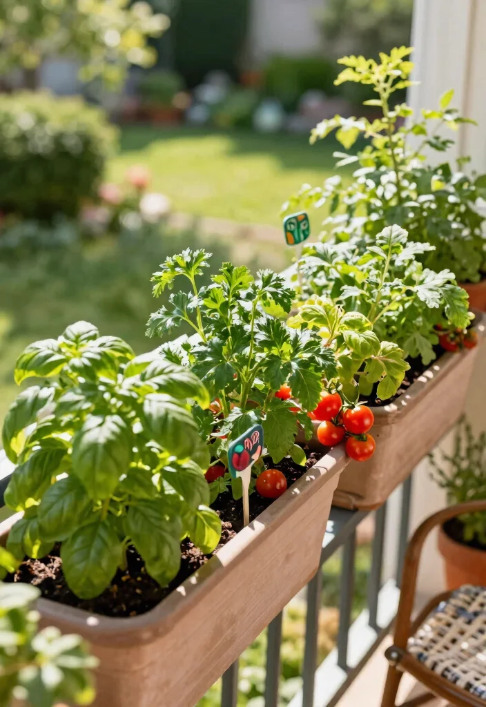 12 Container Vegetable Garden Ideas for Patios and Balconies - 5. Window Boxes 1