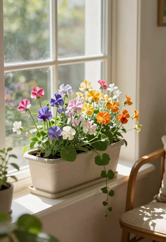 12 Indoor Trellis Ideas for Climbing Plants Without Wall Damage - 4. Window Box Planters 1