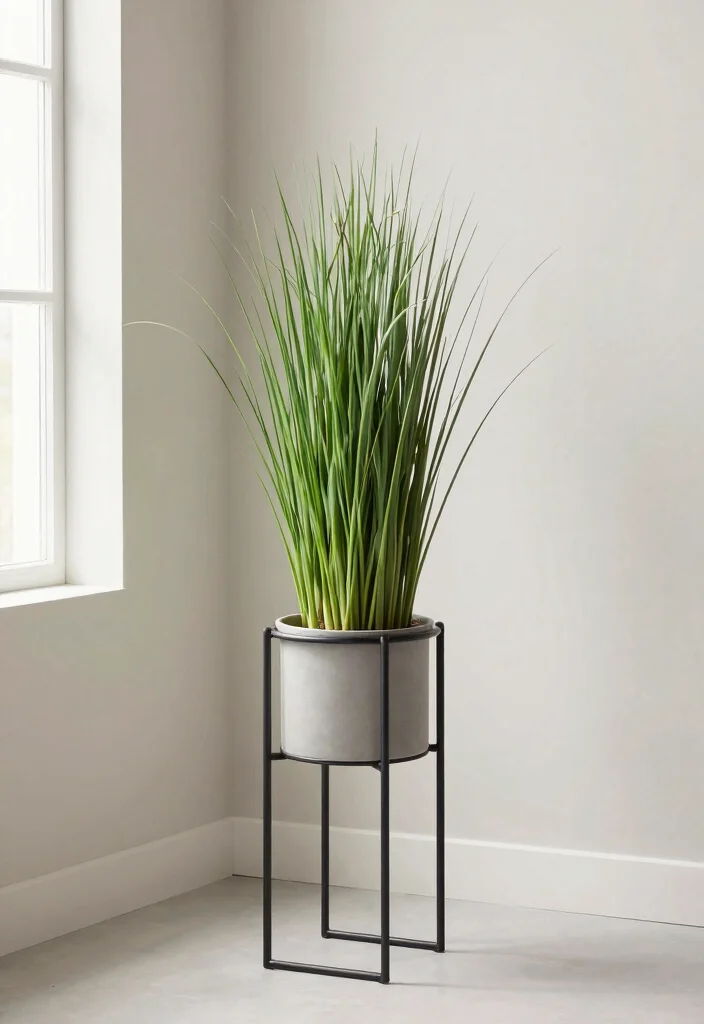 12 Metal Plant Stand Ideas That Hold Heavy Pots Without Tipping - 5. Minimalist Modern Stand 1