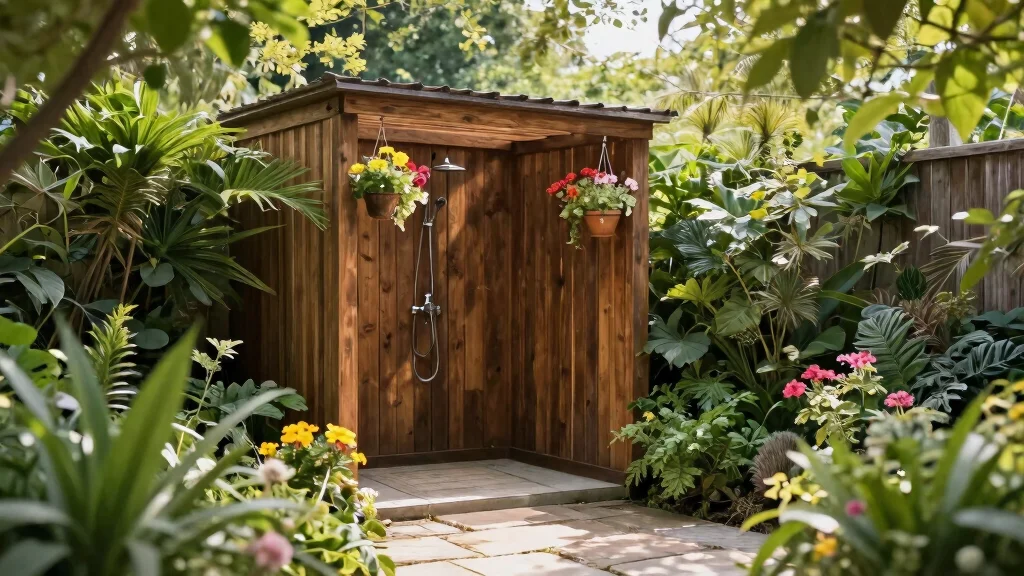12 Outdoor Shower Enclosure Ideas for Privacy on a Budget