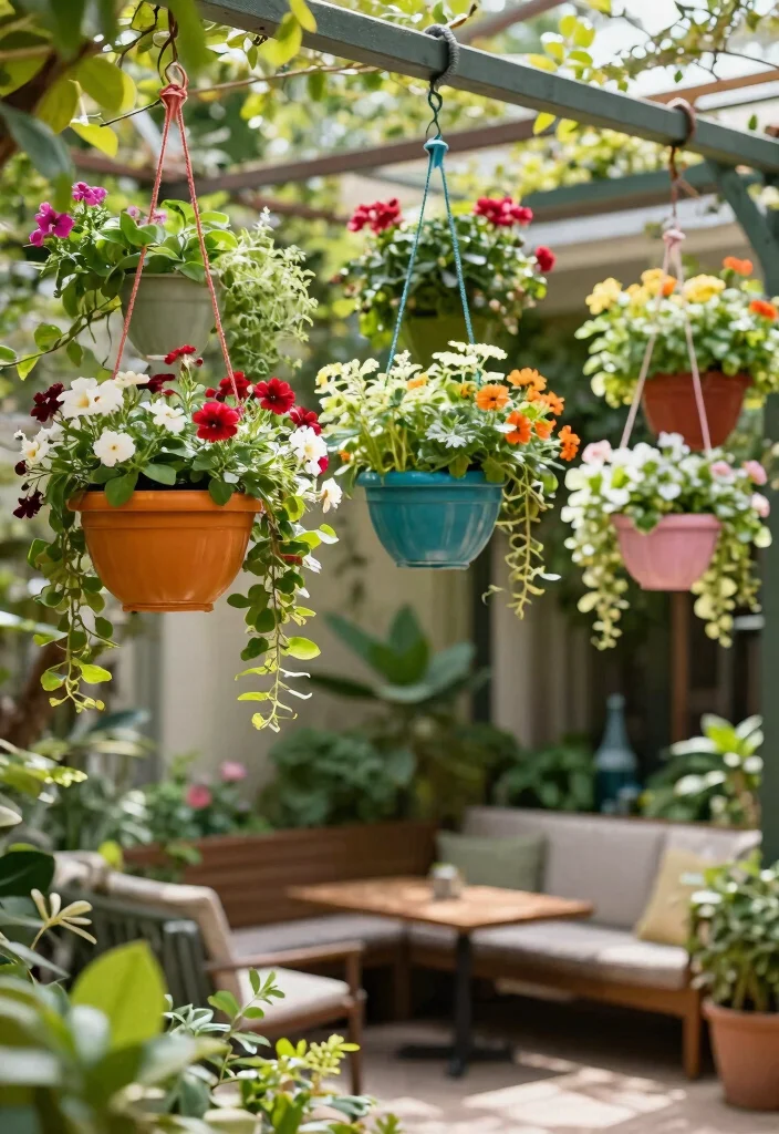 12 Unique Raised Garden Beds That Drain Perfectly and Look Different - 4. Hanging Garden Planters 1