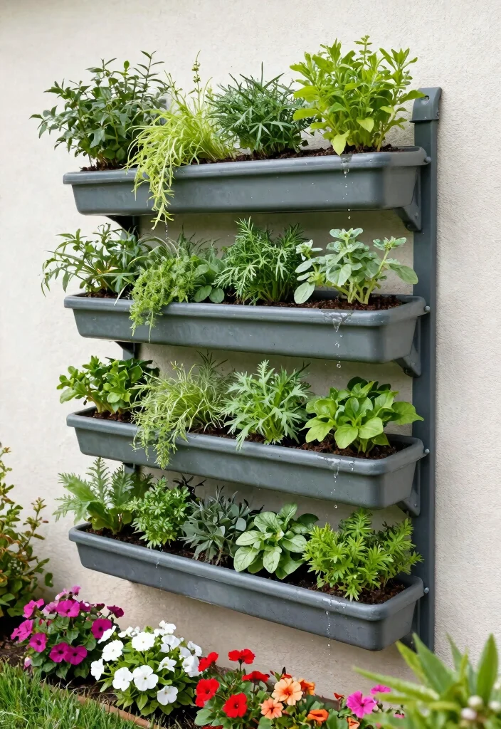 12 Unique Raised Garden Beds That Drain Perfectly and Look Different - 7. Rain Gutter Garden 1