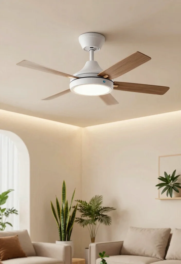 14 Aesthetic Ceiling Fan Ideas That Don't Look Like a Dated Eyesore - 14. Smart Ceiling Fans 1