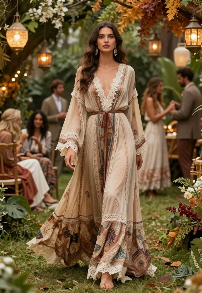 14 Fall Outdoor Wedding Guest Dress Ideas That Work in Any Weather - 10. Boho-Chic Dresses 1