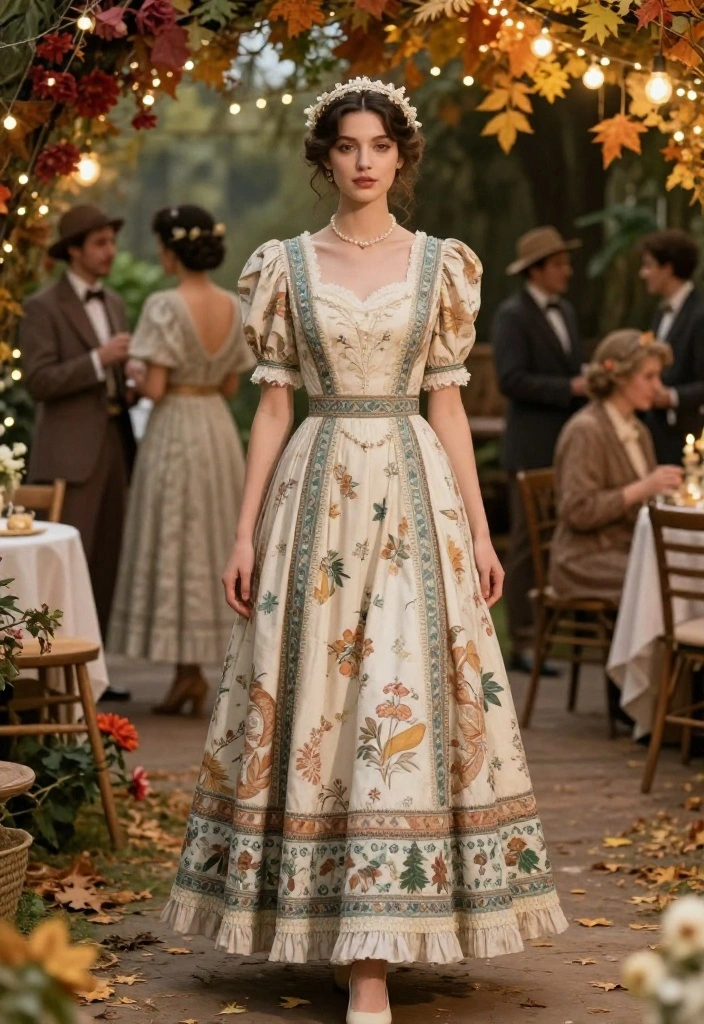 14 Fall Outdoor Wedding Guest Dress Ideas That Work in Any Weather - 13. Vintage-Inspired Dresses 1