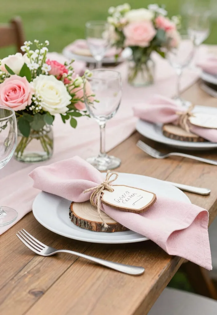 14 Farmhouse Table Decor Ideas That Work for Everyday and Holidays - 10. Themed Place Settings 1