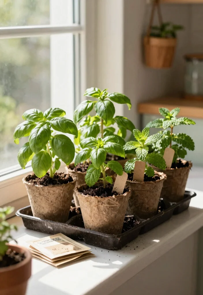 14 Gardening Gift Basket Ideas That Actually Get Used - 2. Herb Garden Kit 1