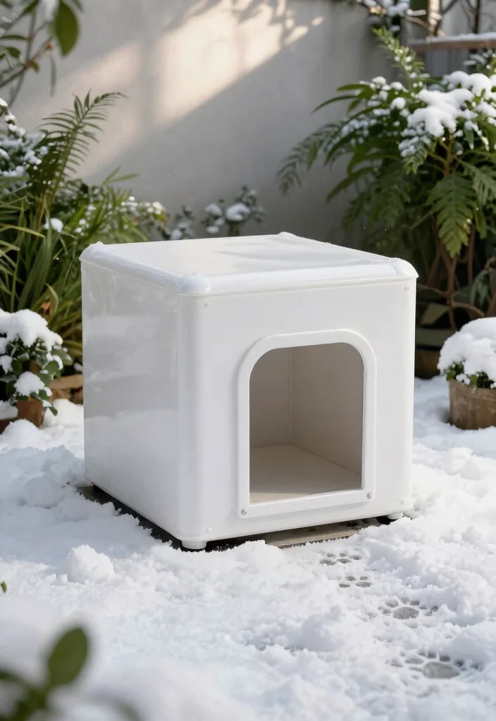 14 Outdoor Cat Shelter Ideas That Stay Warm in Freezing Weather - 2. The Insulated PVC Cat House 1