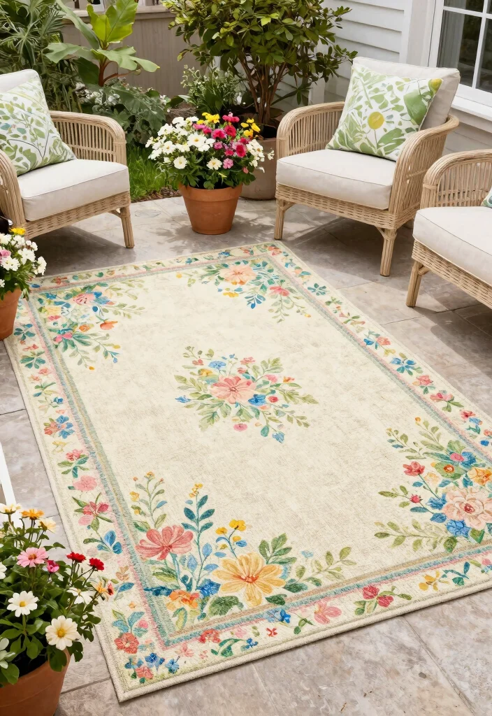 14 Outdoor Rugs Patio Waterproof That Actually Dry Fast - 11. Seasonal Styles 1