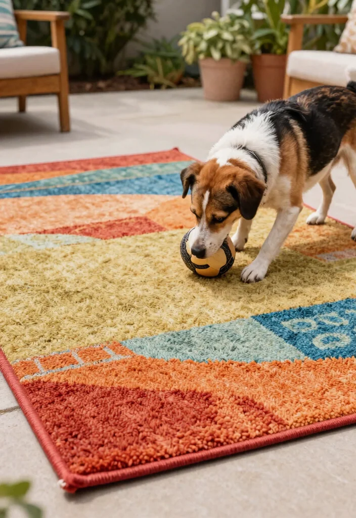 14 Outdoor Rugs Patio Waterproof That Actually Dry Fast - 12. Pet-Friendly Options 1